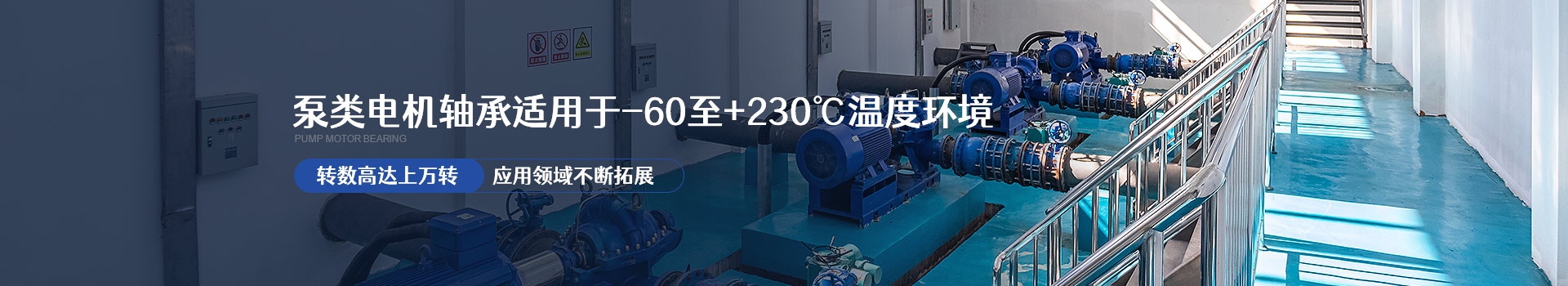 肯特軸承泵類電機(jī)軸承應(yīng)用于-60至230℃溫度環(huán)境